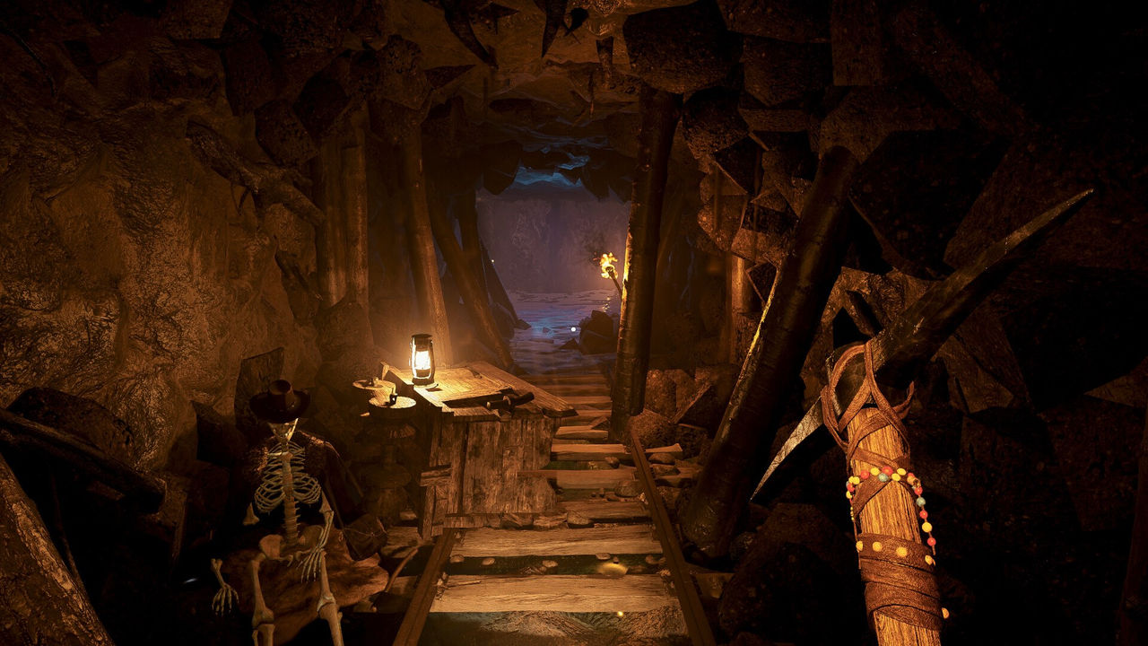 Mining gold-bearing rock in Alaska Gold Fever