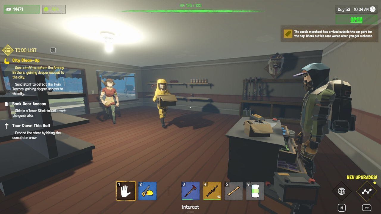 The Walking Trade store floor with stocked shelves